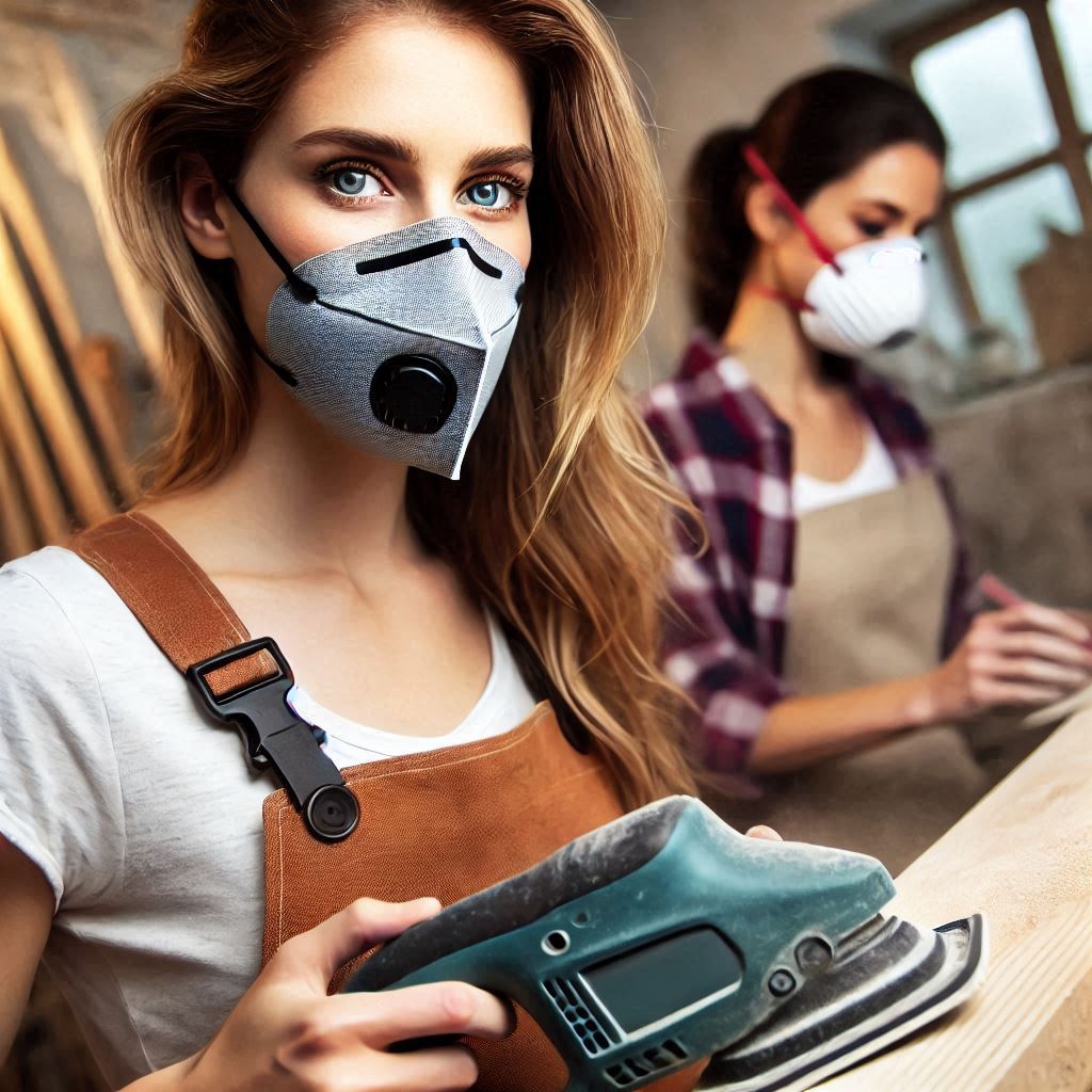 Woodworking Face Mask With Filter